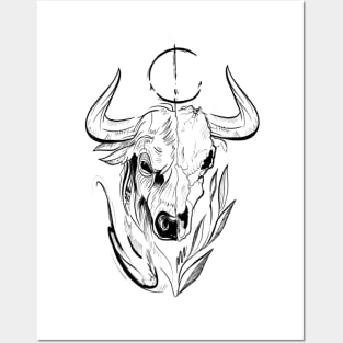 BullSkull Posters and Art